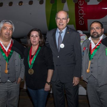 Confraria Gastronómica de Almeirim presente no 72º aniversário da TAP