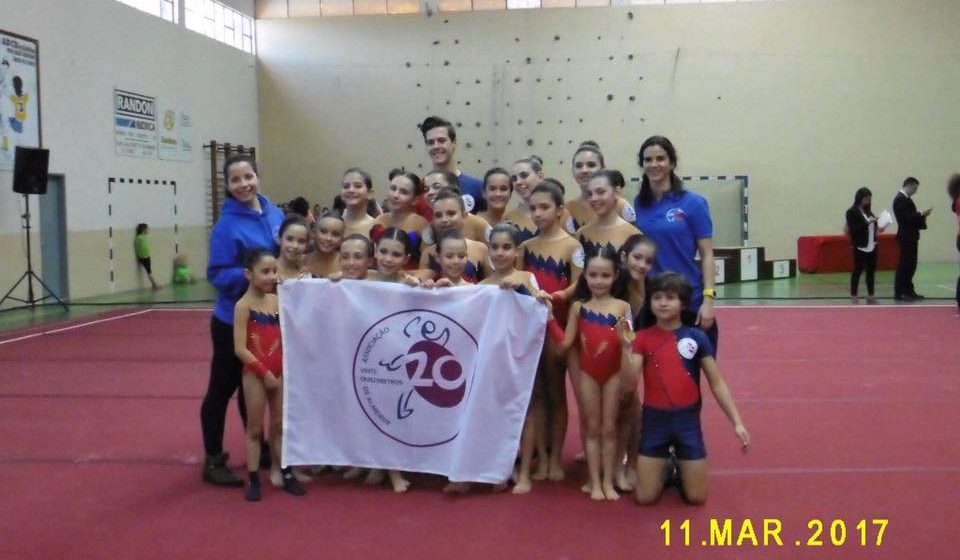20 km estreiam-se na ginástica com vitória