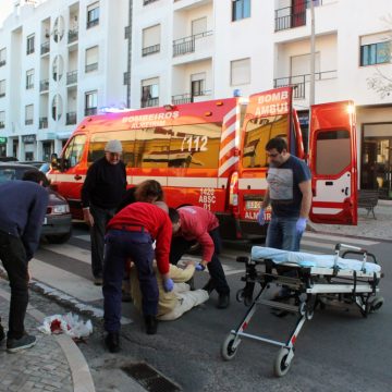 Queda aparatosa provoca um ferido