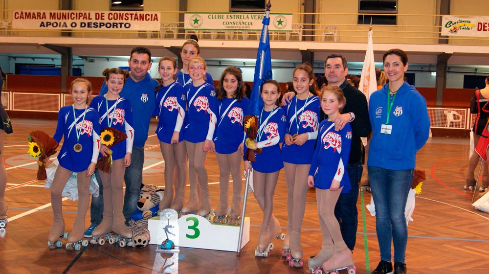 Patinagem Artística do HC “Os Tigres” no pódio em Constância