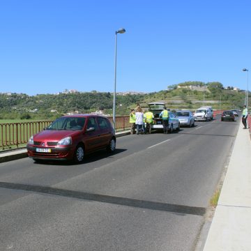 Choque em cadeia na Ponte D. Luís Choque em cadeia na Ponte D. Luís
