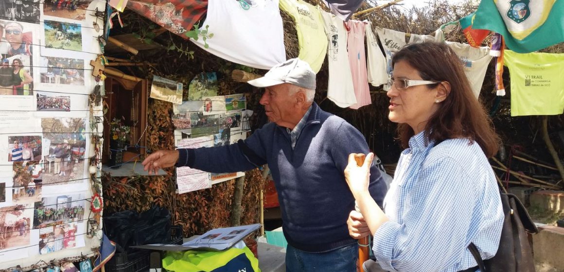 A peregrina que foi influenciada pelo Papa