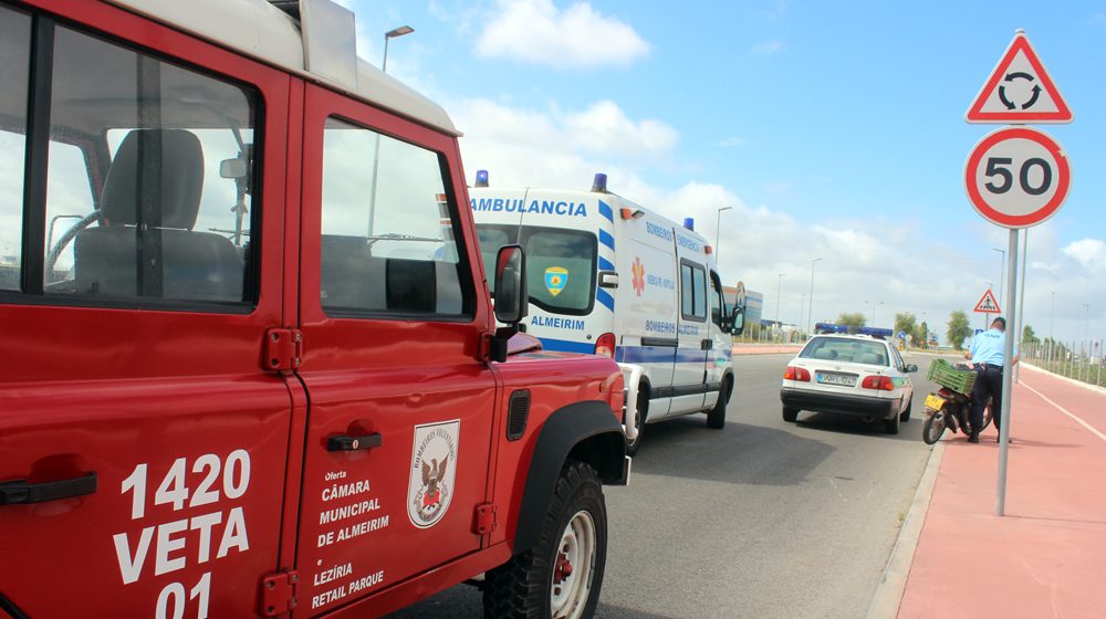 Acidente provoca um ferido na Zona Industrial Acidente provoca um ferido na Zona Industrial