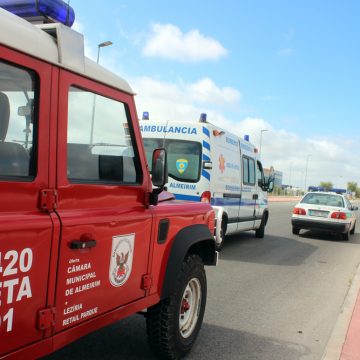 Acidente provoca um ferido na Zona Industrial