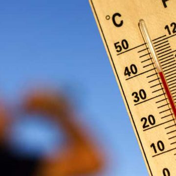 Temperaturas descem 9 graus