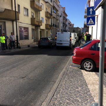 Acidente na Rua do Paço condiciona trânsito Acidente na Rua do Paço condiciona trânsito