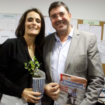 Presidente da Junta de Freguesia de Almeirim felicita O Almeirinense