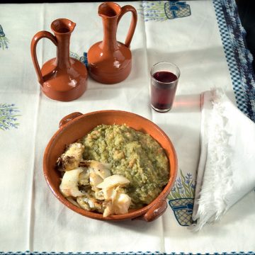 Magusto com Bacalhau Assado