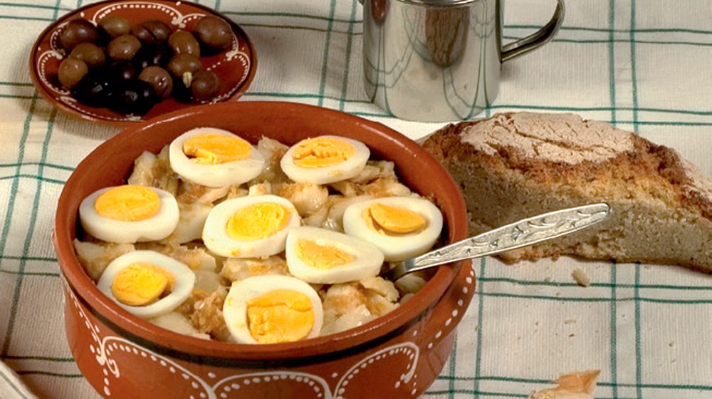 Bacalhau com Molho de Alho
