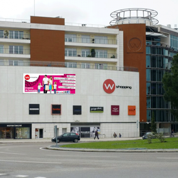 Centro Comercial W Shopping com acessos limitados Centro Comercial W Shopping com acessos limitados