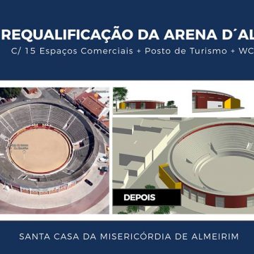 Obras na Arena d’Almeirim continuam. Aprovado protocolo com autarquia