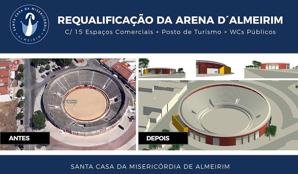 Obras na Arena d’Almeirim continuam. Aprovado protocolo com autarquia