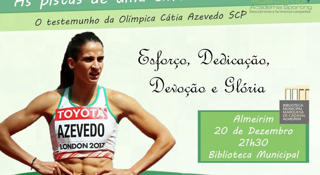 Atletismo do Sporting Clube de Portugal traz atleta Olímpica e faz estágio de Natal em Almeirim