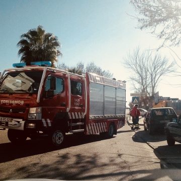 Acidente provoca ferido junto à Praça de Touros