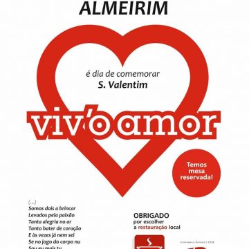 Viv’o Amor: Almeirim promete dia mais apaixonado do Ribatejo Viv’o Amor: Almeirim promete dia mais apaixonado do Ribatejo