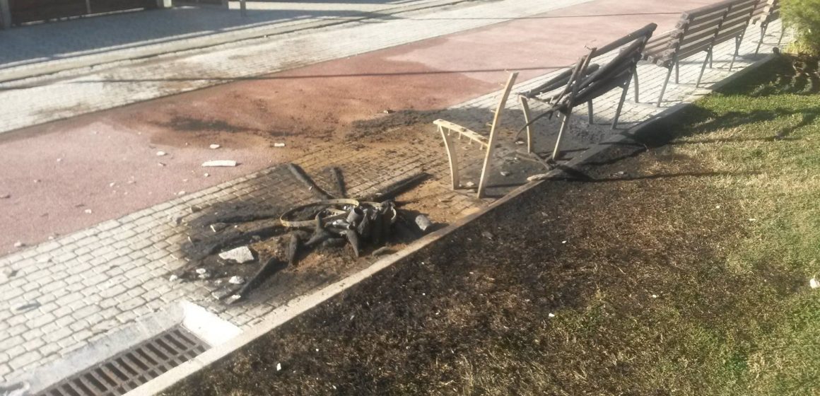 Atos de vandalismo continuam em Almeirim (VÍDEO)