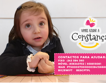 Vamos ajudar a Constança: Menina de Almeirim precisa da nossa ajuda