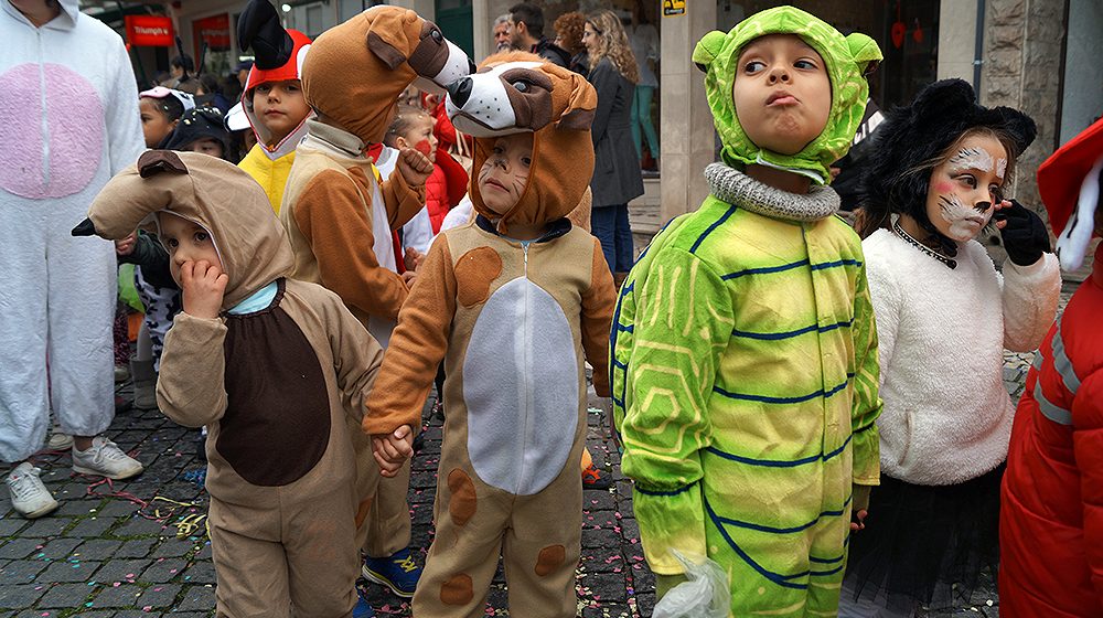 Crianças no Carnaval Escolar do concelho de Almeirim