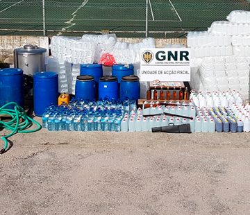 Dois homens detidos no concelho de Almeirim em mega operação da Unidade de Ação Fiscal da GNR