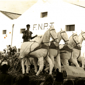 As corridas de burros e carnaval dos anos 60