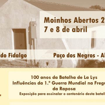 Moinho do Fidalgo em Paço dos Negros inscrito nos Moinhos Abertos 2018