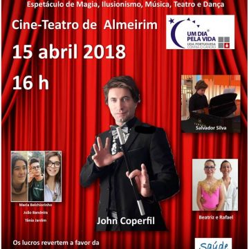Almeirim não recebe David Copperfield mas sim John Coperfil