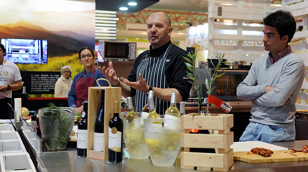 Showcooking de Veado e Javali gourmet por Giorgio Damásio