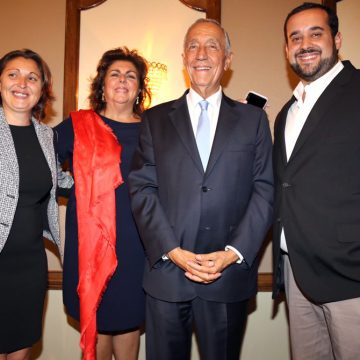 Almeirinenses recebem Presidente da República na sua visita aos EUA