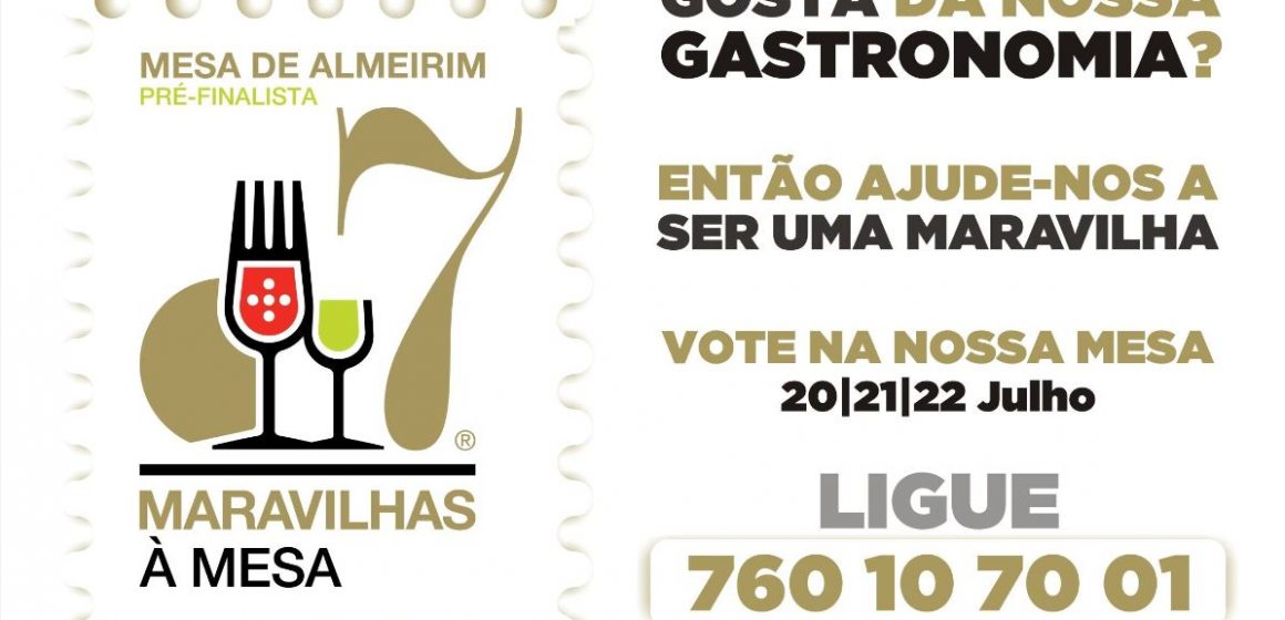 Almeirim a Maravilha à Mesa: Tudo a votar 760 107 001