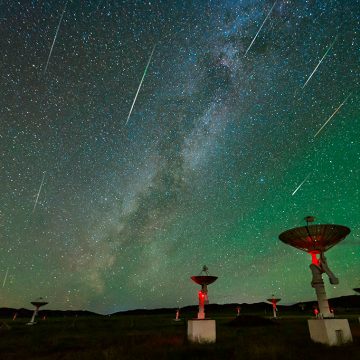 Este domingo pode observar uma chuva de estrelas