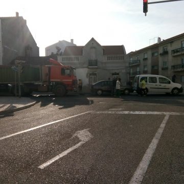 Manhã de acidentes em Almeirim Manhã de acidentes em Almeirim