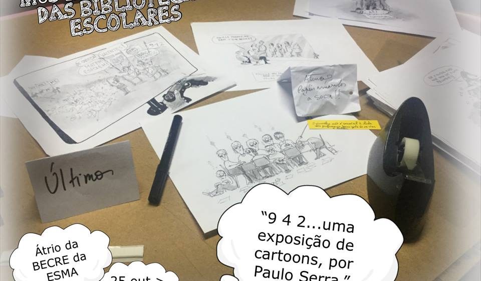 Paulo Serra expõe Biblioteca Escola Secundária