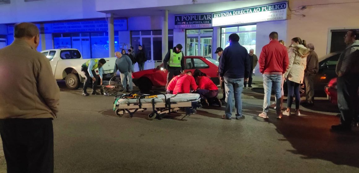 Acidente com fuga em Almeirim