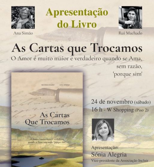 Lançamento do Livro ” As Cartas Que Trocamos” no W Shopping