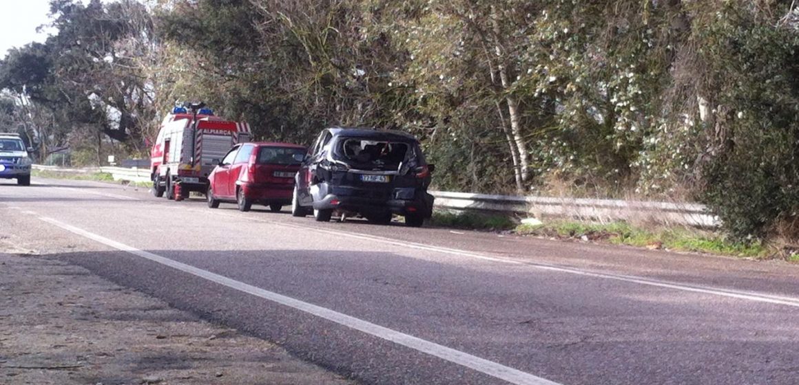 Acidente com feridos junto à Compal