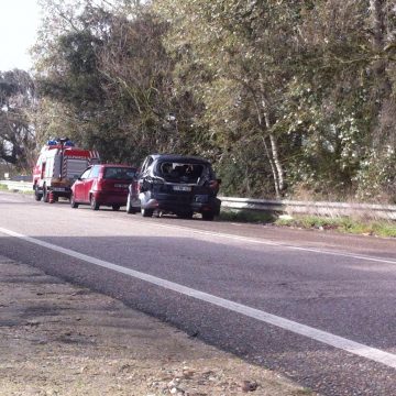 Acidente com feridos junto à Compal
