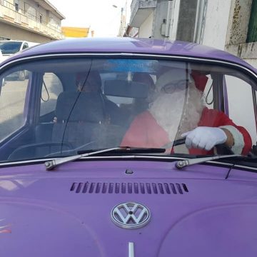 Pai Natal do Bom Caseiro visitou Centro Paroquial, Jardim nº3 e Clube dos Infantes