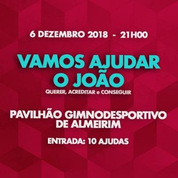 Bilhetes a esgotar: Vamos ajudar o João!