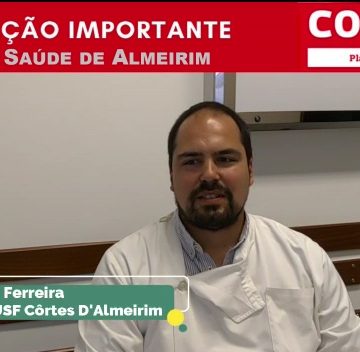 VÍDEO – INFORMAÇÃO IMPORTANTE / COVID-19 – Centro de Saúde de Almeirim VÍDEO – INFORMAÇÃO IMPORTANTE / COVID-19 – Centro de Saúde de Almeirim