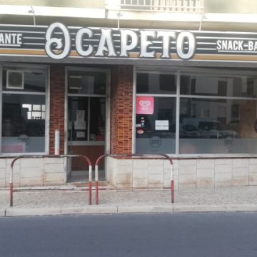 O Capeto está a trabalhar em regime de take-away