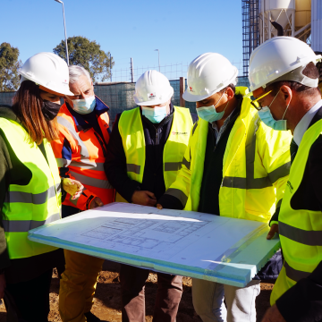 Secretária de Estado da Administração Interna visita Obra em Almeirim Secretária de Estado da Administração Interna visita Obra em Almeirim