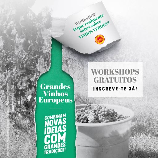 Vinhos Verdes promovem workshops para wine lovers Vinhos Verdes promovem workshops para wine lovers