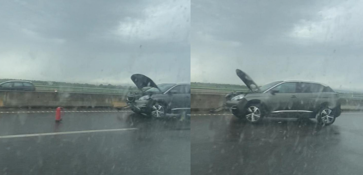 Despiste na Ponte Salgueiro Maia provoca três feridos, um deles é uma criança Despiste na Ponte Salgueiro Maia provoca três feridos, um deles é uma criança